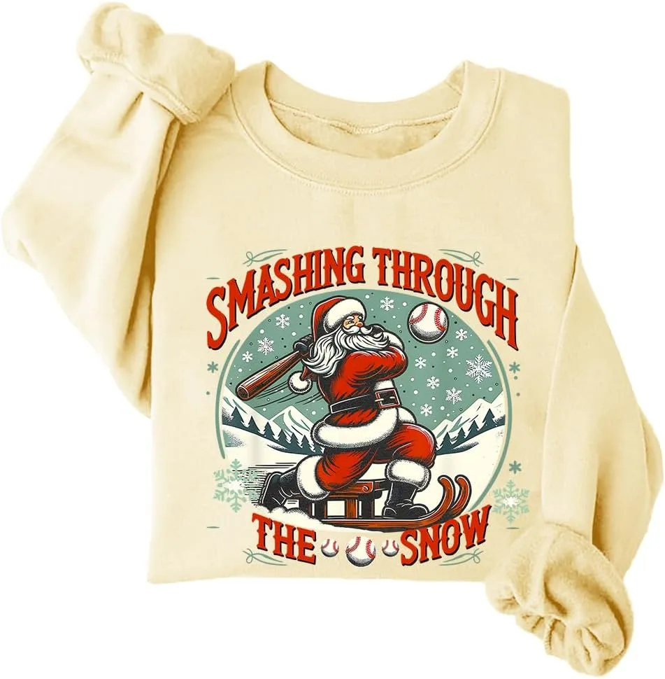 Бейсбольный свитшот с рождественским принтом NACJOM
Бейсбольный свитшот с рождественским принтом NACJOM