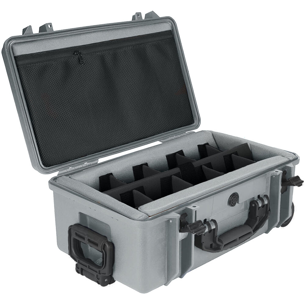 Жесткий кейс PortaBrace PB-2550 с комплектом премиальных разделителей (серебристо-платиновый)
Жесткий кейс PortaBrace PB-2550 с комплектом премиальных разделителей (серебристо-платиновый)