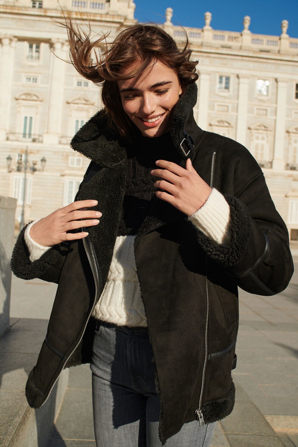 Удлиненная куртка-авиатор из искусственной замши Next, черный
Удлиненная куртка-авиатор из искусственной замши Next, черный