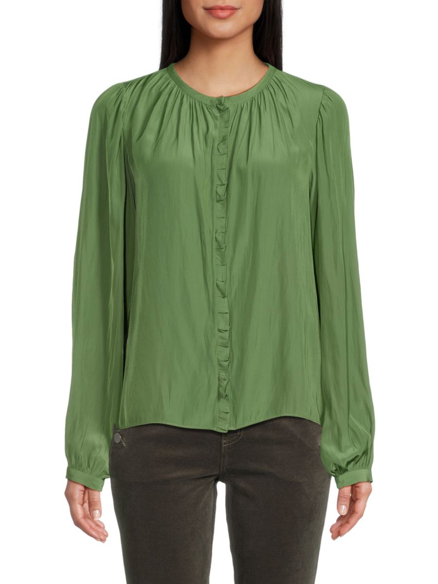 Рубашка Мария с круглым вырезом Ramy Brook, цвет Spruce
Рубашка Мария с круглым вырезом Ramy Brook, цвет Spruce