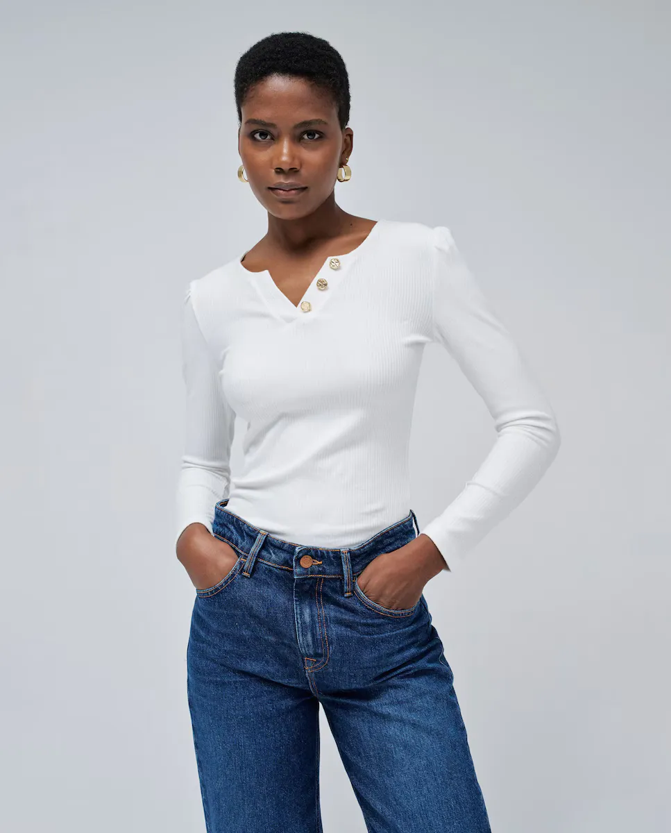 Женский свитер с V-образным вырезом и металлизированными деталями Salsa Jeans, цвет Crudo
Женский свитер с V-образным вырезом и металлизированными деталями Salsa Jeans, цвет Crudo