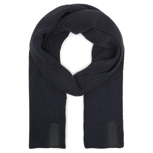 Шарф с добавлением шерсти Armani Exchange, синий 
Шарф с добавлением шерсти Armani Exchange, синий