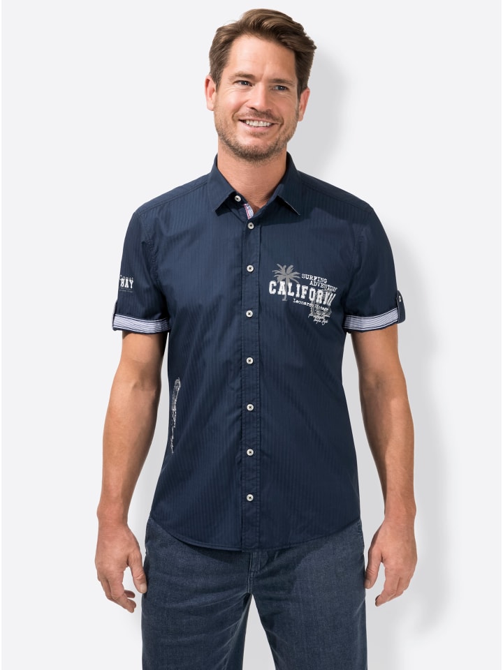 Рубашка с короткими рукавами темно-синего цвета WITT WEIDEN
Рубашка с короткими рукавами темно-синего цвета WITT WEIDEN