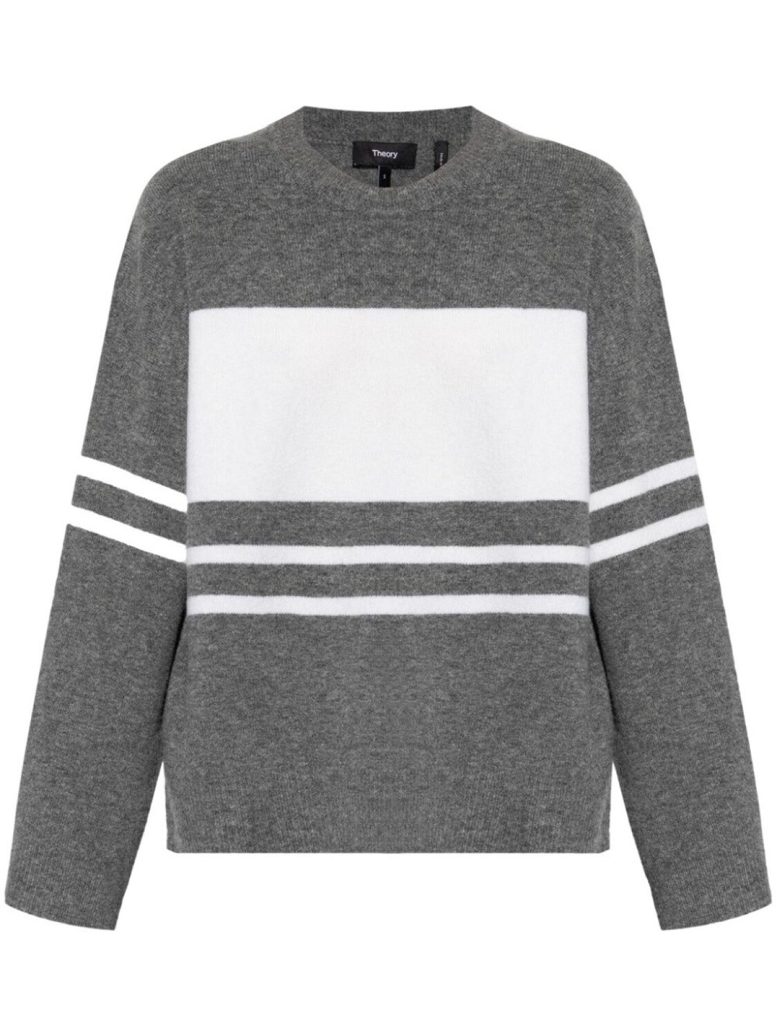 Theory свитер в полоску, серый
Theory свитер в полоску, серый