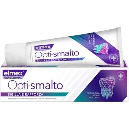 Зубная паста Elmex Opti-Smalto Seal and Strength 75 мл
Зубная паста Elmex Opti-Smalto Seal and Strength 75 мл