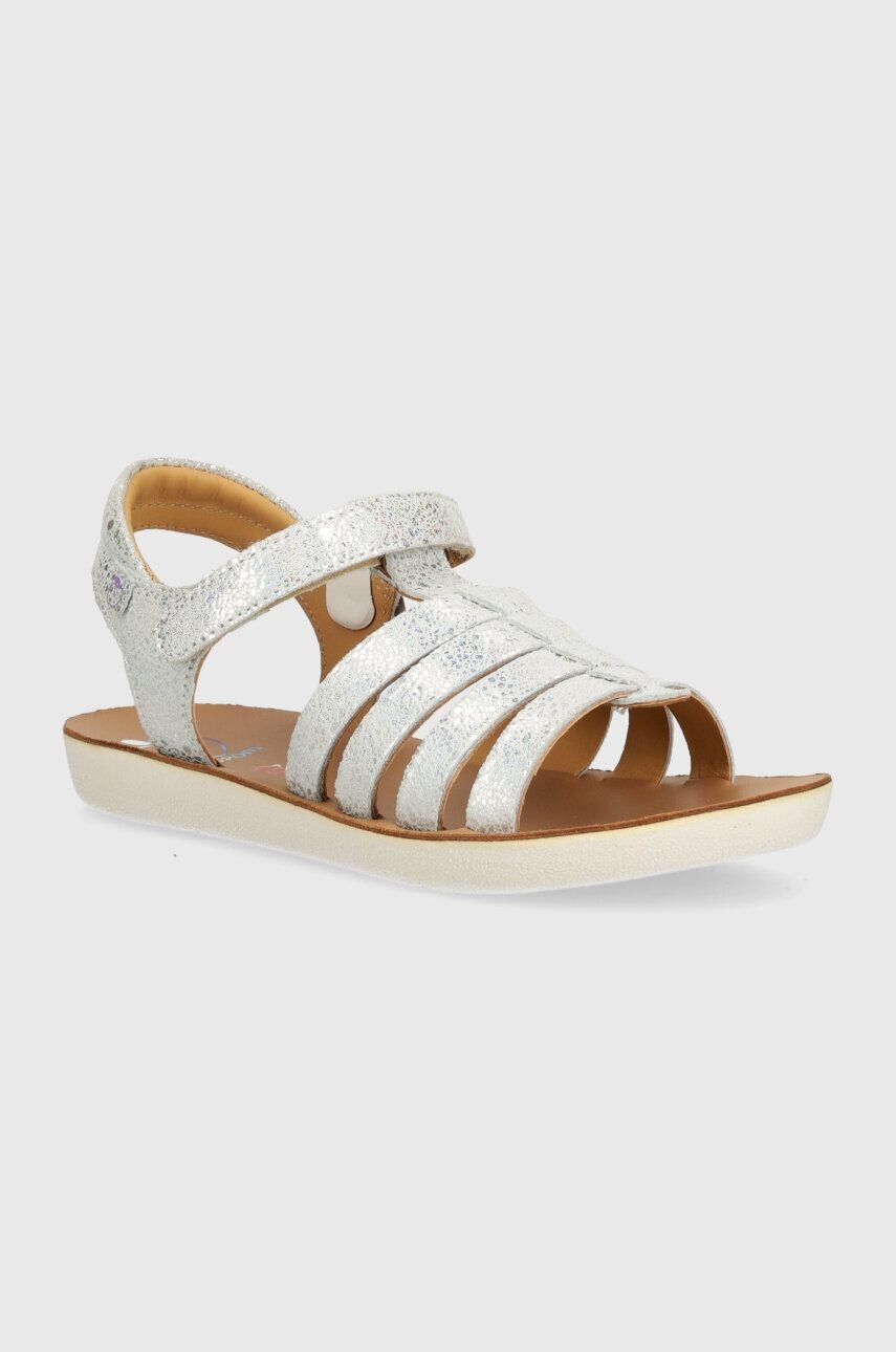 Детские замшевые кожаные сандалии Shoo Pom GOA SPART, серебряный
Детские замшевые кожаные сандалии Shoo Pom GOA SPART, серебряный