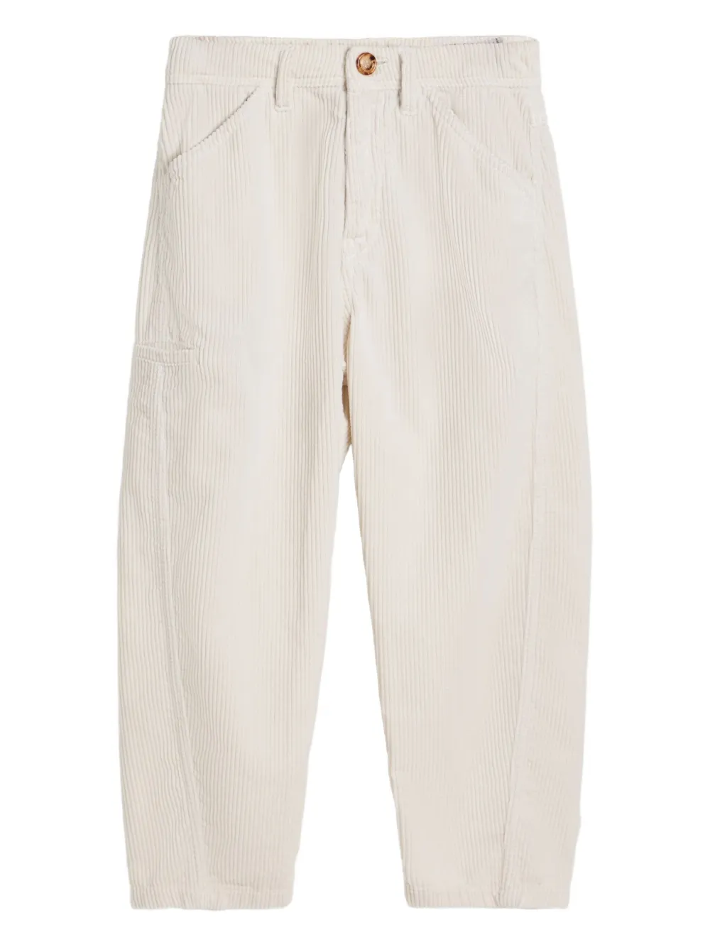 Вельветовые брюки Brunello Cucinelli Kids, белый
Вельветовые брюки Brunello Cucinelli Kids, белый