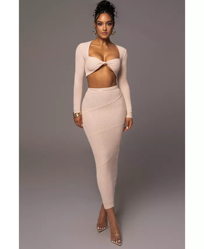 Женский комплект All About You: юбка и топ JLUXLABEL, коричневый/бежевый
Женский комплект All About You: юбка и топ JLUXLABEL, коричневый/бежевый