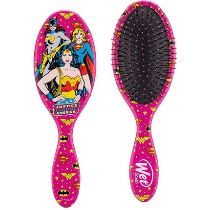 Wetbrush Original Detangler Ультрамягкие щетинки Intelliflex Серия Dc Comics — Лига Справедливости Чудо-женщина Бэтгёрл Супергёрл — Для всех типов волос, Wet Brush
Wetbrush Original Detangler Ультрамягкие щетинки Intelliflex Серия Dc Comics — Лига Справедливости Чудо-женщина Бэтгёрл Супергёрл — Для всех типов волос, Wet Brush