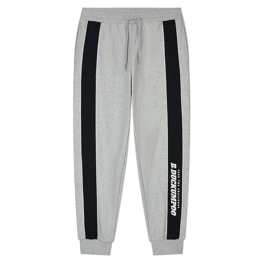 Вязаные спортивные брюки унисекс серые KUMPOO 
Вязаные спортивные брюки унисекс серые KUMPOO