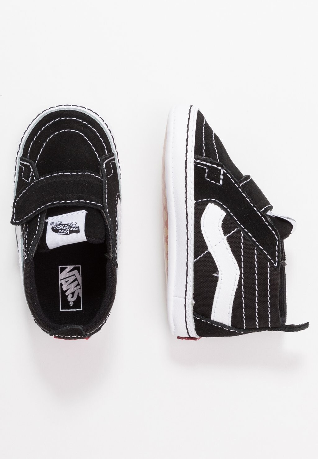 Туфли для ползания IN SK8-HI CRIB UNISEX Vans, цвет black/true white
Туфли для ползания IN SK8-HI CRIB UNISEX Vans, цвет black/true white