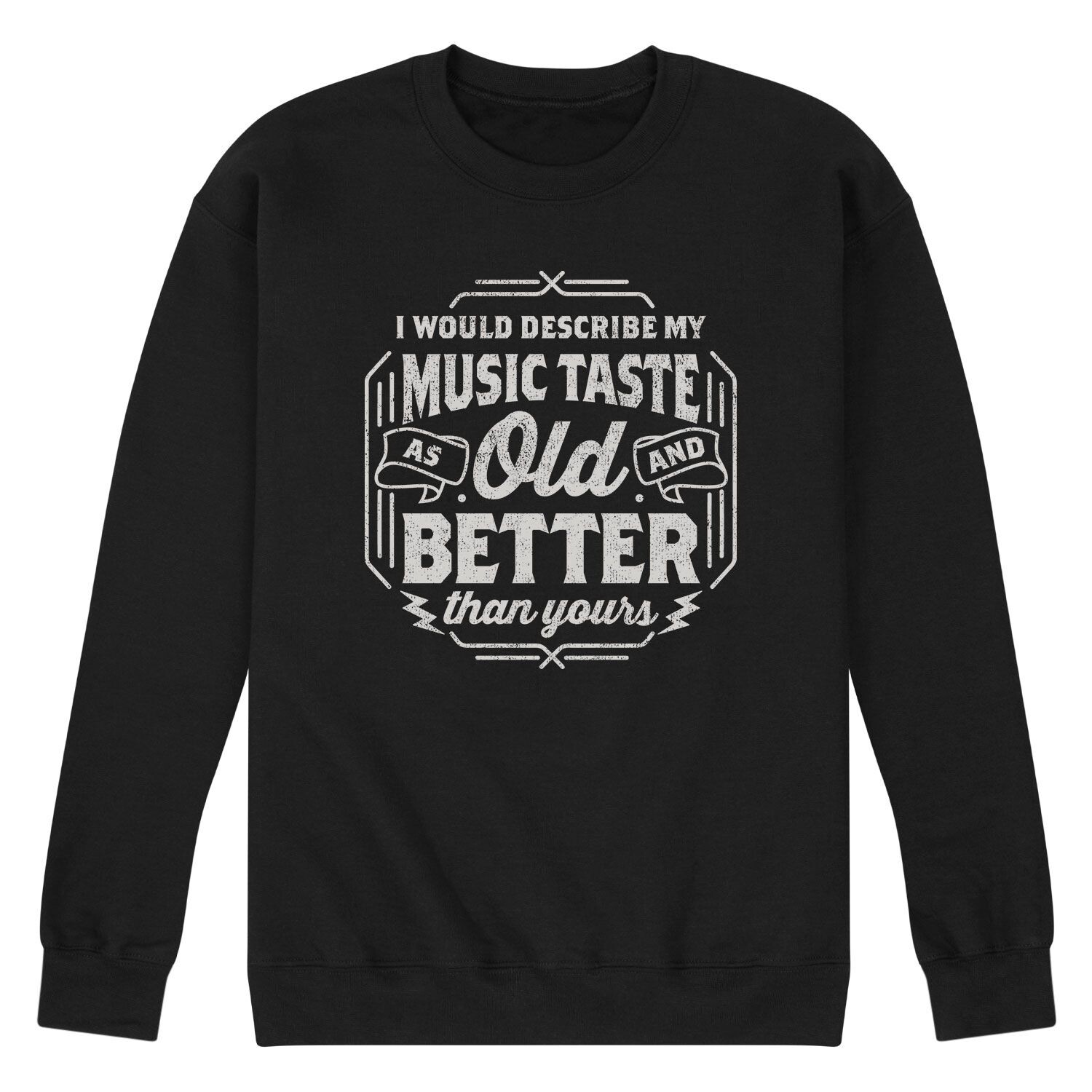 Мужской свитшот Music Taste Old And Better Licensed Character
Мужской свитшот Music Taste Old And Better Licensed Character