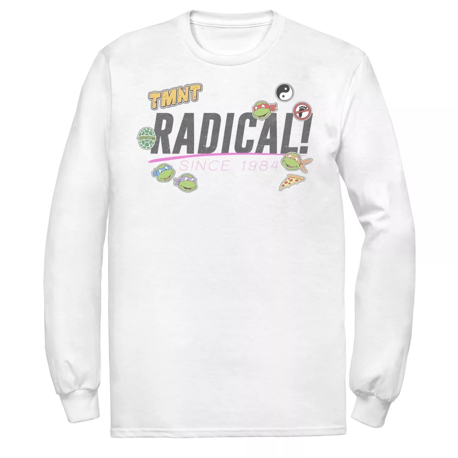 Мужские Черепашки Ниндзя Радикальные! Футболка с длинными рукавами и нашивками-коллажами Licensed Character
Мужские Черепашки Ниндзя Радикальные! Футболка с длинными рукавами и нашивками-коллажами Licensed Character