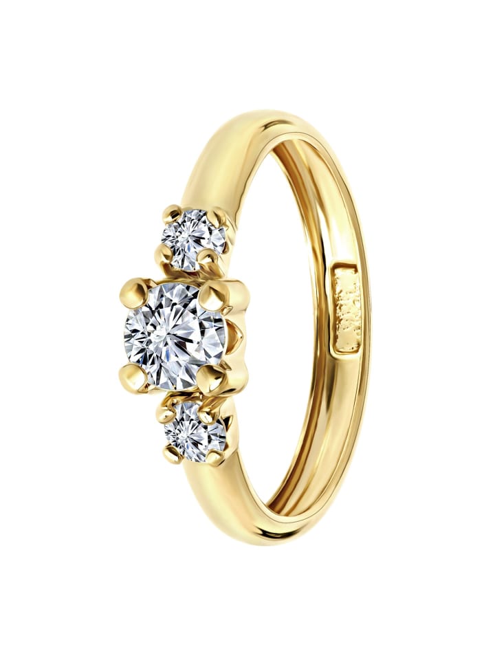 Круглое кольцо из золота 585 пробы Lucardi
Круглое кольцо из золота 585 пробы Lucardi