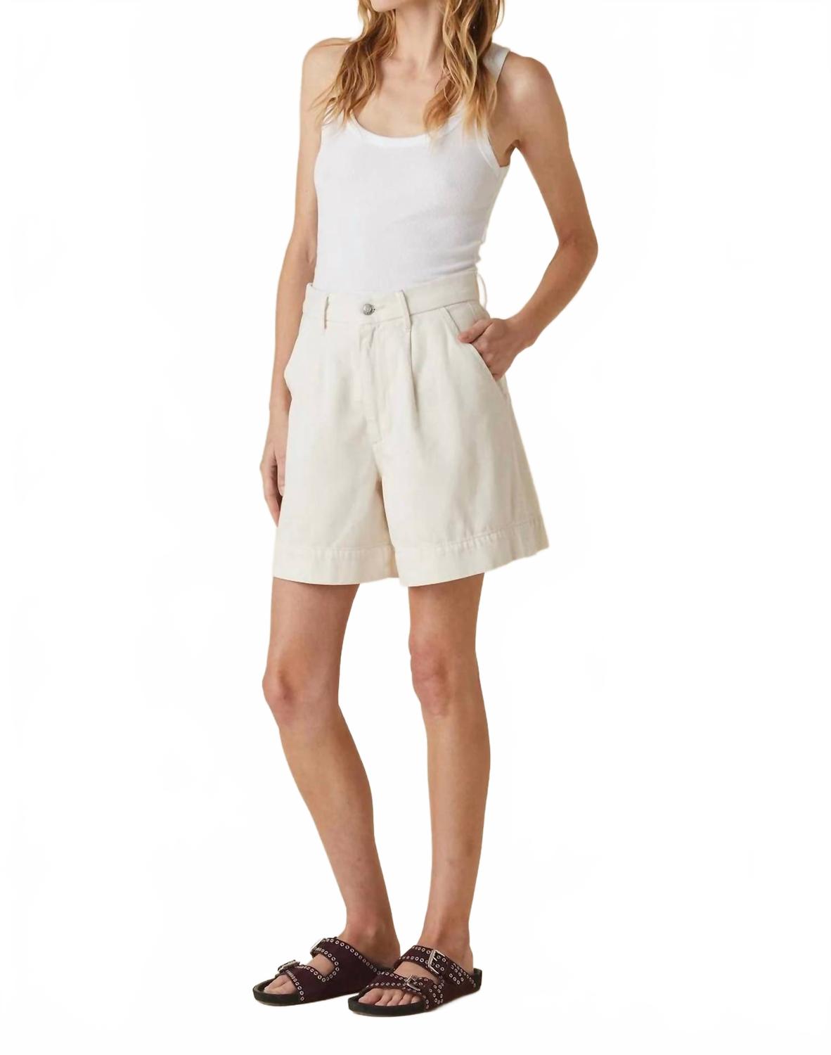 Женские плиссированные брюки короткие, на косточке Le Jean, Bone
Женские плиссированные брюки короткие, на косточке Le Jean, Bone