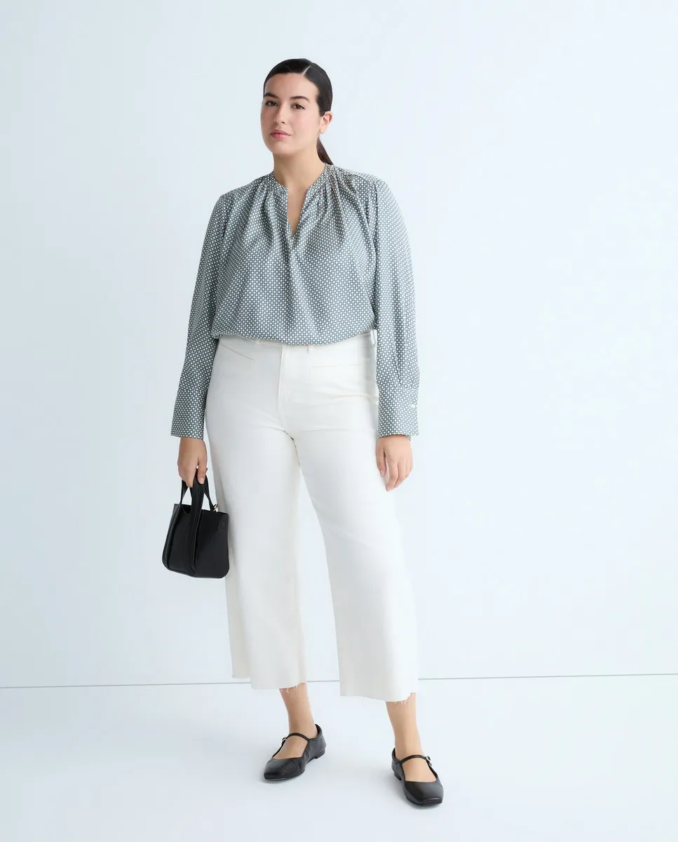 Женская блузка с длинными рукавами, свободного кроя и с V-образным вырезом Tommy Hilfiger Curve, синий
Женская блузка с длинными рукавами, свободного кроя и с V-образным вырезом Tommy Hilfiger Curve, синий