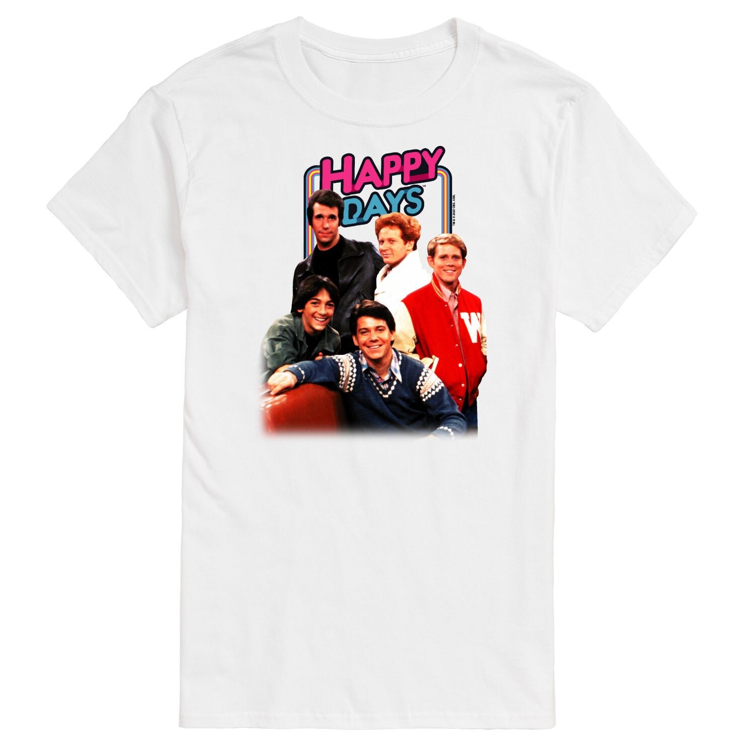 Футболка с рисунком Big & Tall Happy Days License
Футболка с рисунком Big & Tall Happy Days License