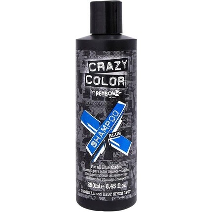 Шампунь для окрашенных волос 250мл Синий, Crazy Color
Шампунь для окрашенных волос 250мл Синий, Crazy Color