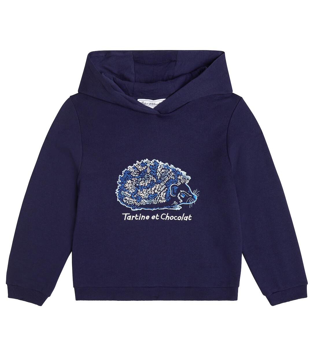 Худи из хлопкового джерси с вышивкой Tartine et Chocolat, синий
Худи из хлопкового джерси с вышивкой Tartine et Chocolat, синий
