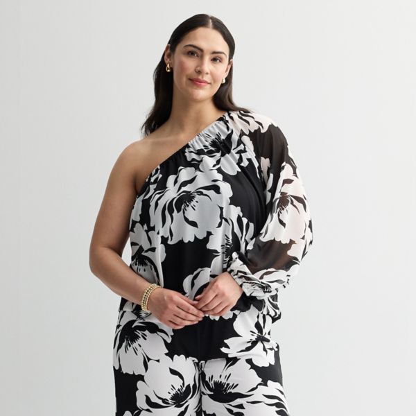 Топ с одним рукавом больших размеров Intempo, цвет black white floral
Топ с одним рукавом больших размеров Intempo, цвет black white floral