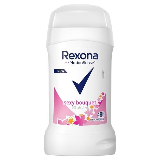 Дезодорант-карандаш Sexy Bouquet 48H, 40 мл Rexona, Motion Sense Women 
Дезодорант-карандаш Sexy Bouquet 48H, 40 мл Rexona, Motion Sense Women