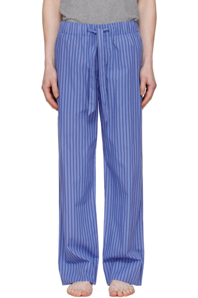 Пижамные брюки из темно-синего поплина Tekla
Пижамные брюки из темно-синего поплина Tekla