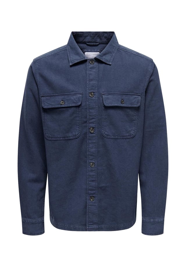 Рубашка Оливер рубашка с длинными рукавами Only & Sons, синий
Рубашка Оливер рубашка с длинными рукавами Only & Sons, синий