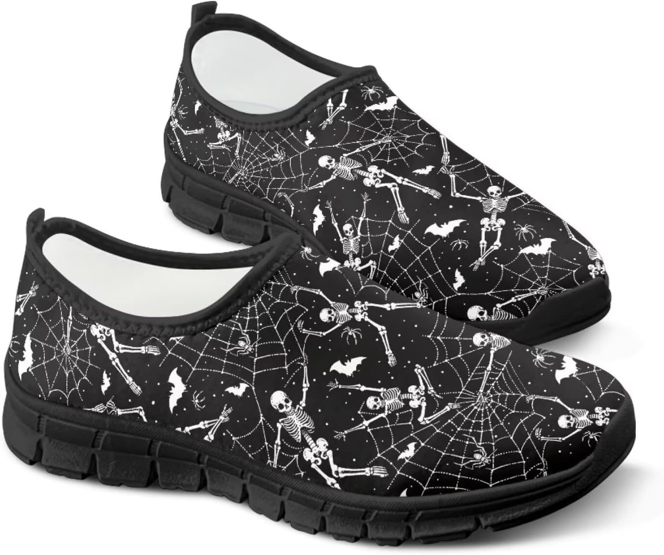 Женские кроссовки Fonplted без шнурков для прогулок, модные повседневные кроссовки, обувь на Хэллоуин для взрослых унисекс, Skeleton
Женские кроссовки Fonplted без шнурков для прогулок, модные повседневные кроссовки, обувь на Хэллоуин для взрослых унисекс, Skeleton