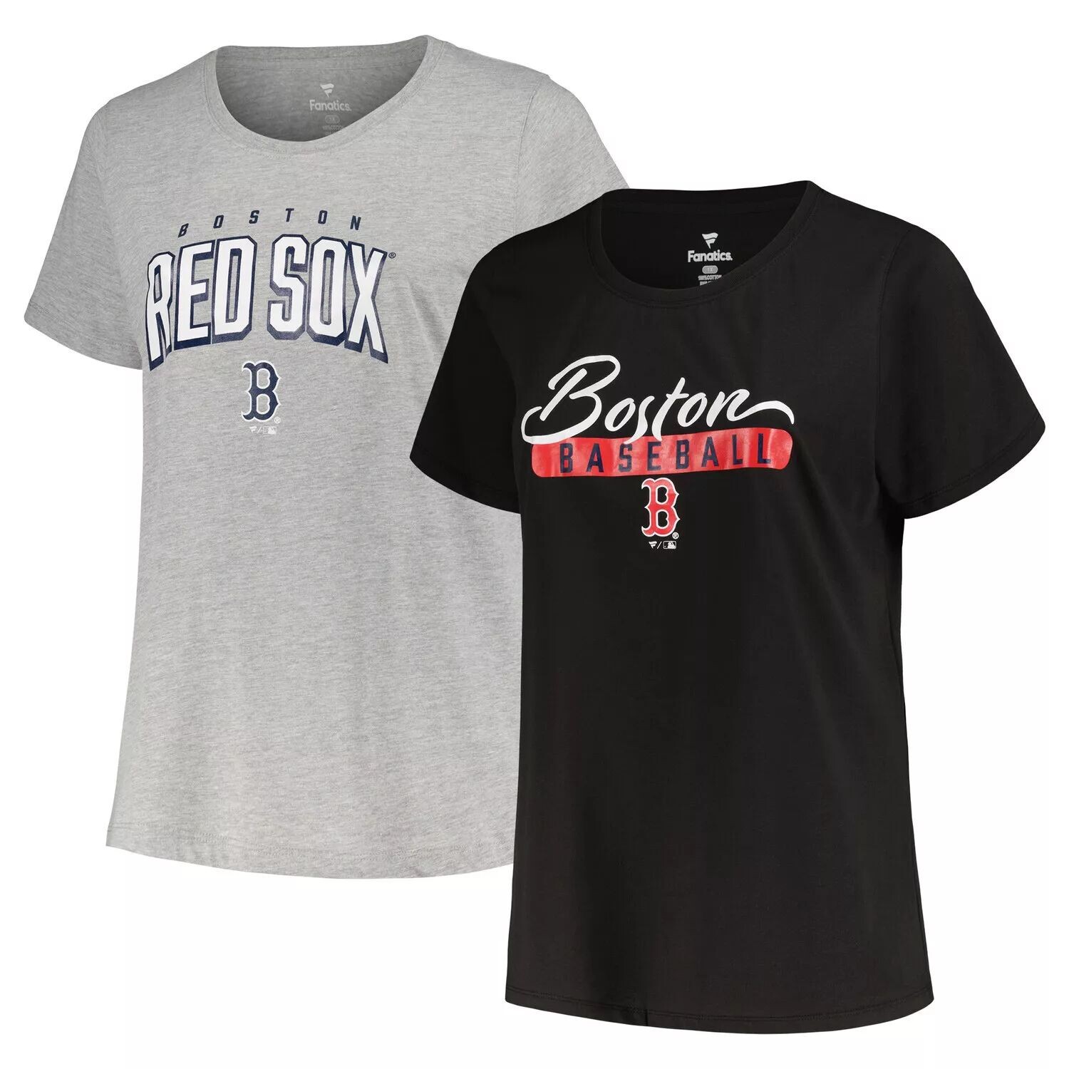 Женский комплект футболок Profile Black/Heather Grey Boston Red Sox Plus Size
Женский комплект футболок Profile Black/Heather Grey Boston Red Sox Plus Size