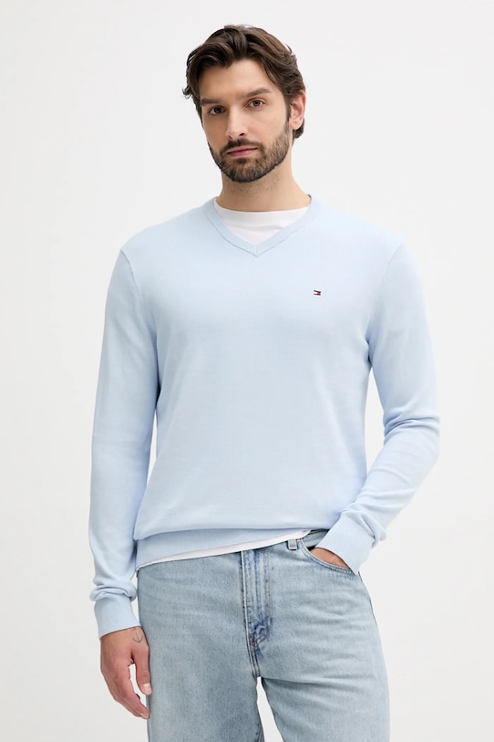 Хлопковый свитер Tommy Hilfiger, синий
Хлопковый свитер Tommy Hilfiger, синий
