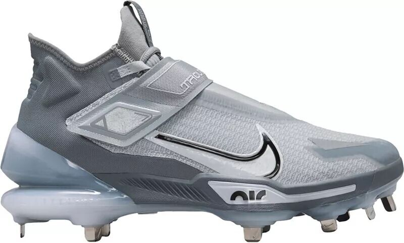 Мужские металлические бейсбольные бутсы Nike Force Zoom Trout 8 Elite, серый/белый
Мужские металлические бейсбольные бутсы Nike Force Zoom Trout 8 Elite, серый/белый