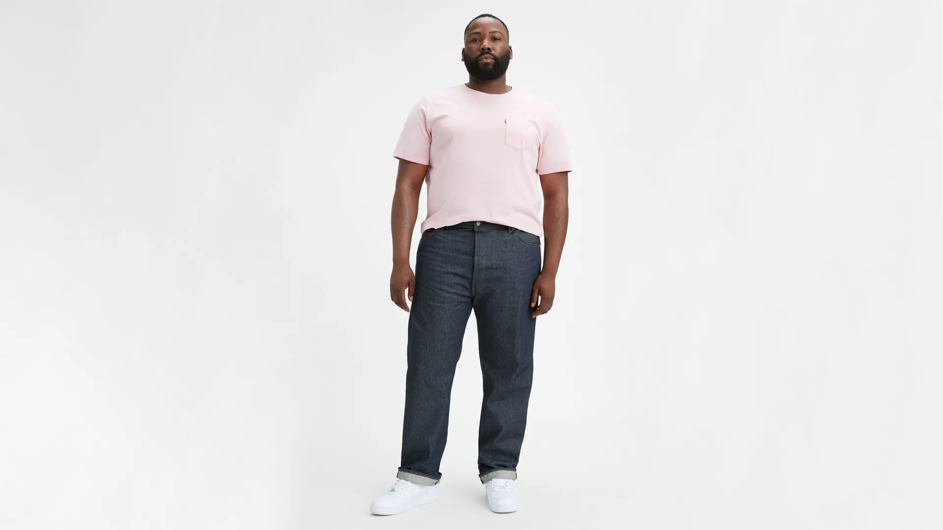 Мужские джинсы 501 с термоусадкой (большие и высокие) Levi's, цвет Rigid - Dark Wash - Non Stretch
Мужские джинсы 501 с термоусадкой (большие и высокие) Levi's, цвет Rigid - Dark Wash - Non Stretch