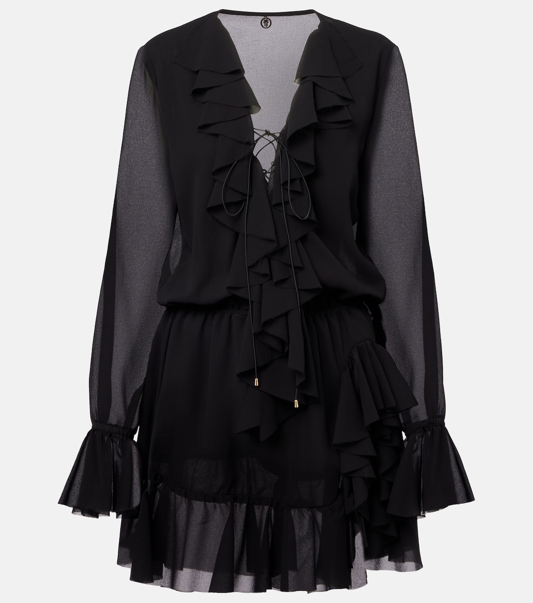 Беллен платье-мини с рюшами Bananhot, черный
Беллен платье-мини с рюшами Bananhot, черный