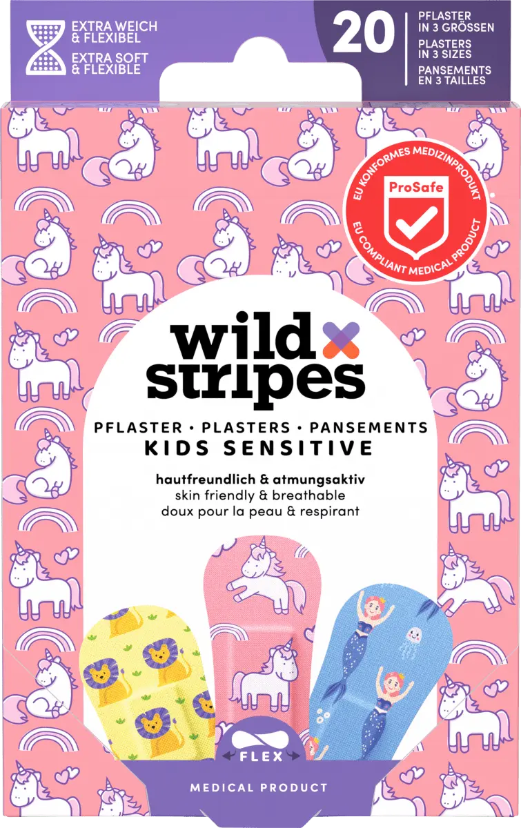 Пластыри Kids Sensitive Fantasy 20 шт. Wild Stripes
Пластыри Kids Sensitive Fantasy 20 шт. Wild Stripes