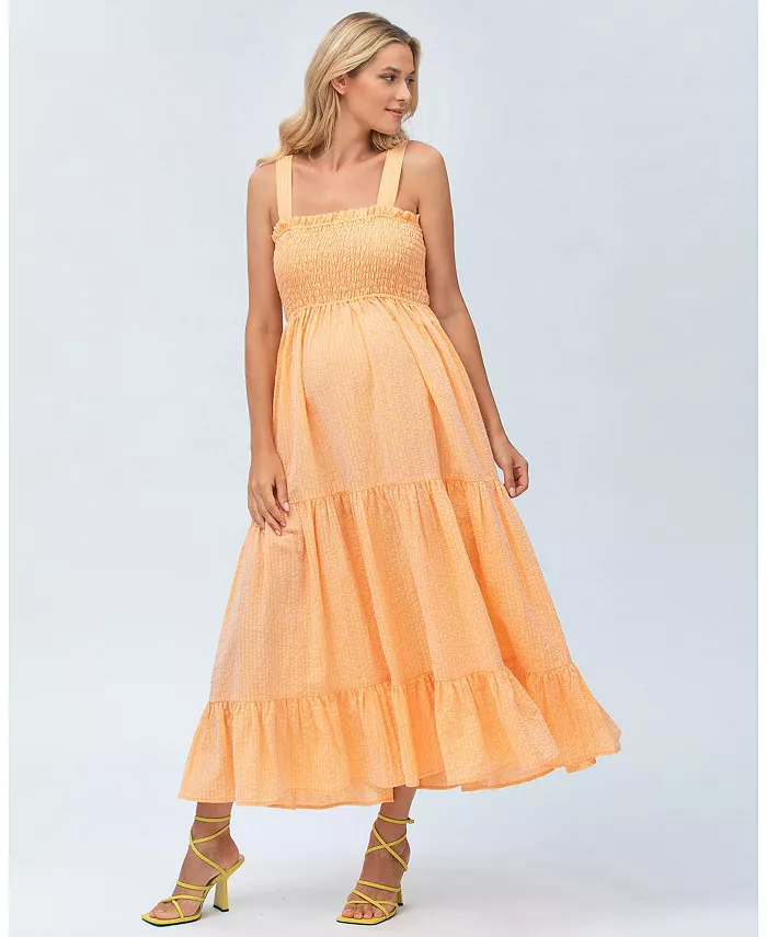 Платье-халат для беременных с ярусами макси Холли PIETRO BRUNELLI MATERNITY, оранжевый
Платье-халат для беременных с ярусами макси Холли PIETRO BRUNELLI MATERNITY, оранжевый