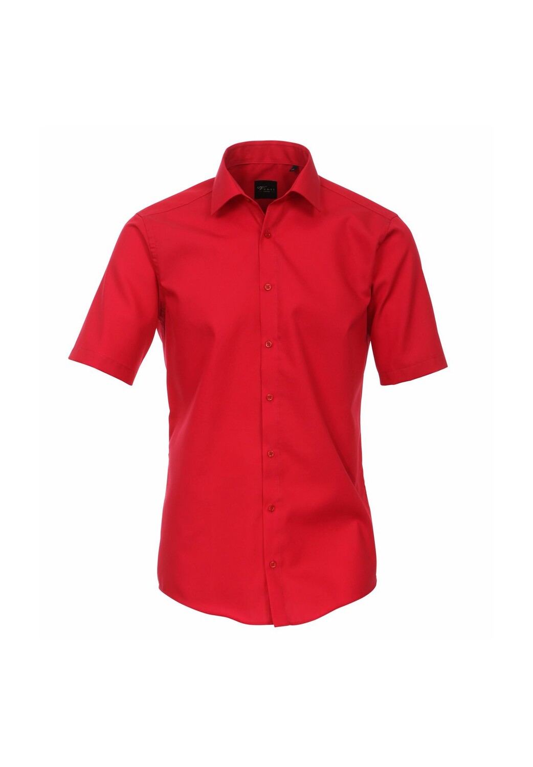 Мужская деловая рубашка с короткими рукавами, однотонная, современного кроя Venti, цвет Sattes Rot
Мужская деловая рубашка с короткими рукавами, однотонная, современного кроя Venti, цвет Sattes Rot
