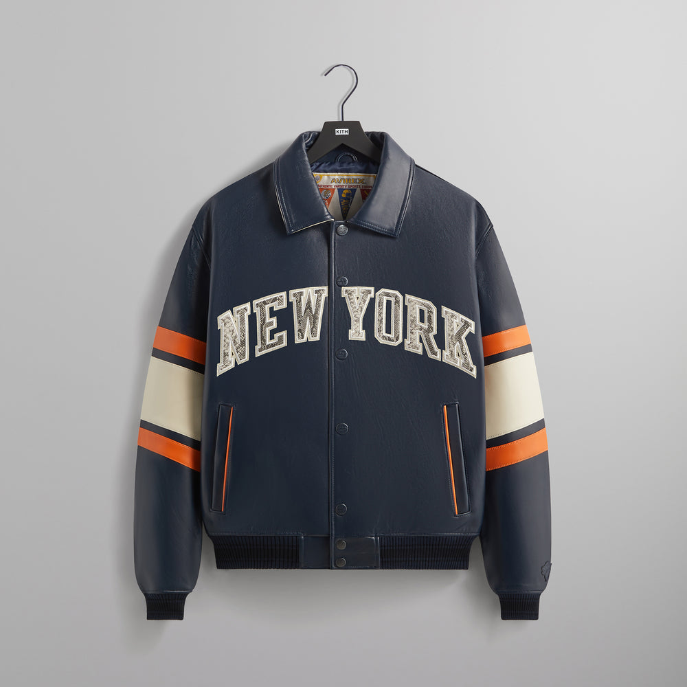 Куртка Kith & AVIREX for the New York Knicks Legend Jacket, темно-синий
Куртка Kith & AVIREX for the New York Knicks Legend Jacket, темно-синий
