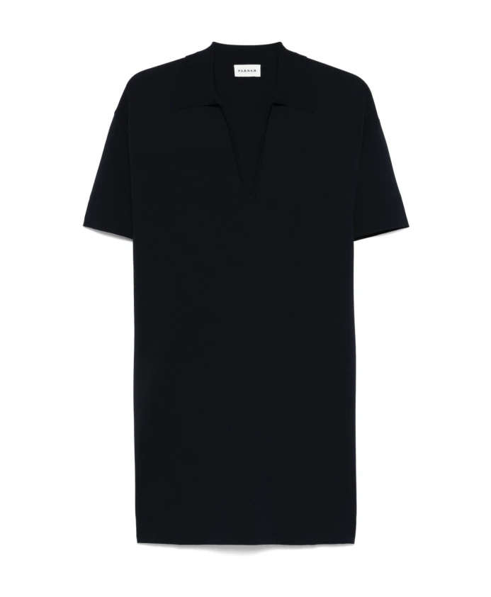 Синее платье с V-образным вырезом и короткими рукавами P.A.R.O.S.H., синий
Синее платье с V-образным вырезом и короткими рукавами P.A.R.O.S.H., синий