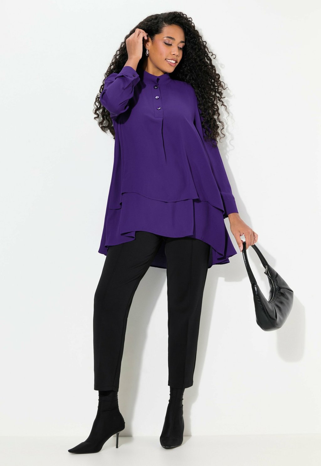 Туника LAGENOPTIK STEHKRAGEN Ulla Popken, фиолетовый
Туника LAGENOPTIK STEHKRAGEN Ulla Popken, фиолетовый