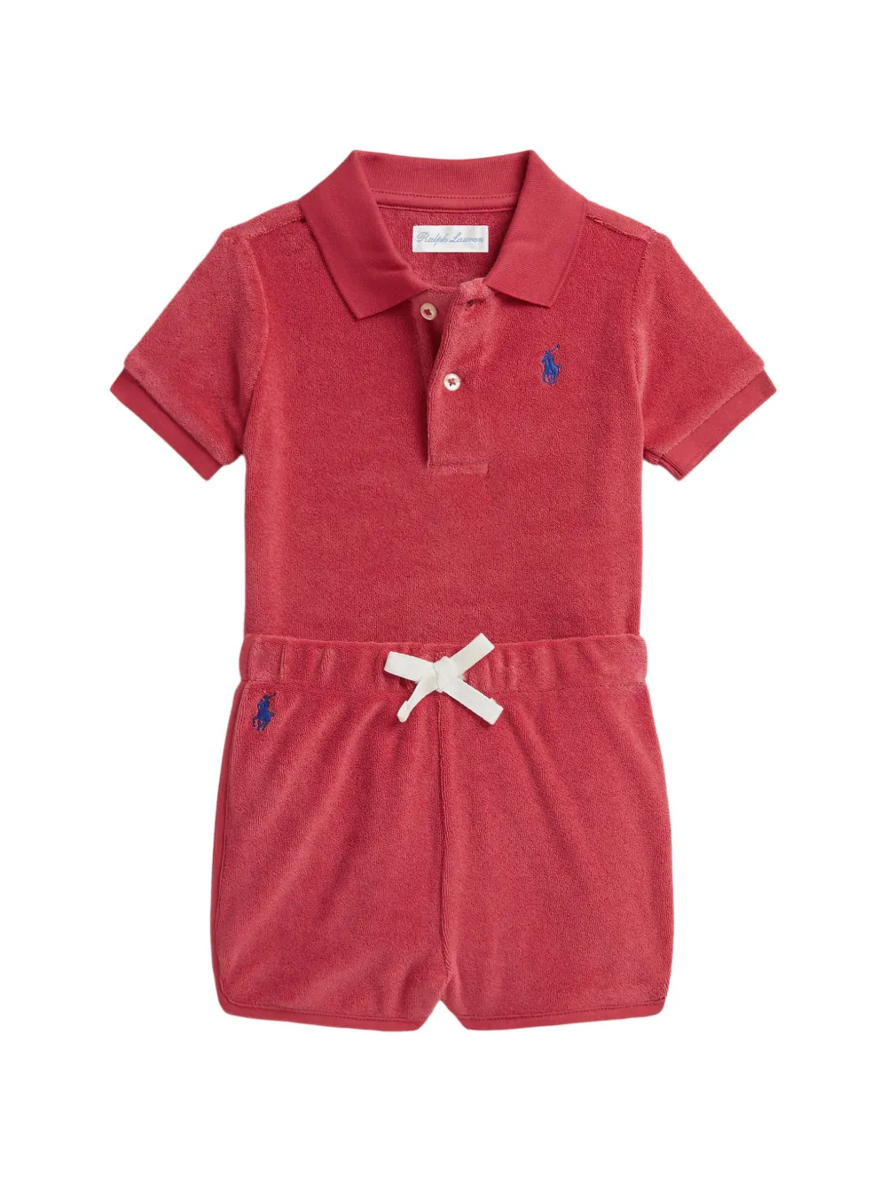 Махровый комплект из Футболка и шортов с вышивкой Polo Ralph Lauren Kids, красный
Махровый комплект из Футболка и шортов с вышивкой Polo Ralph Lauren Kids, красный