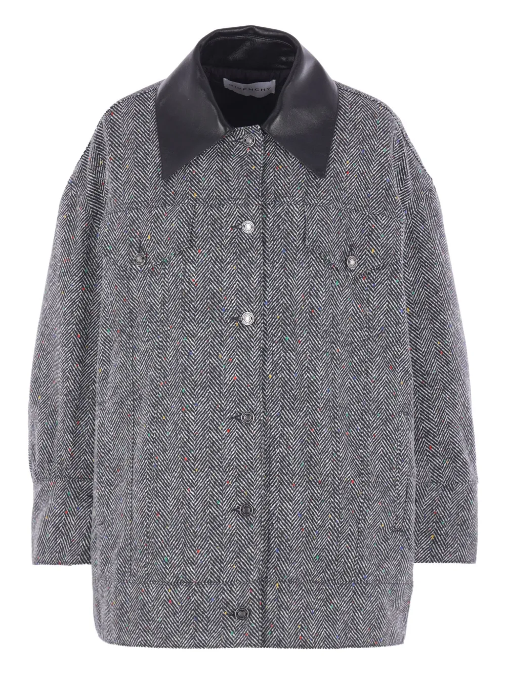 Пиджак в елочку Givenchy, черный
Пиджак в елочку Givenchy, черный