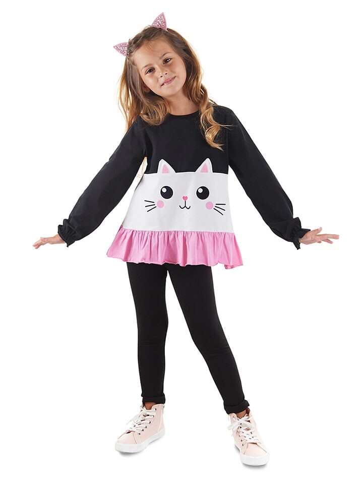 Лонгслив Denokids 2tlg. Outfit Frilled Cat, черный
Лонгслив Denokids 2tlg. Outfit Frilled Cat, черный