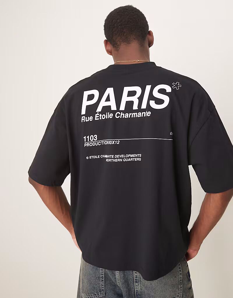 Футболка свободного кроя ASOS DESIGN с принтом города черного цвета
Футболка свободного кроя ASOS DESIGN с принтом города черного цвета