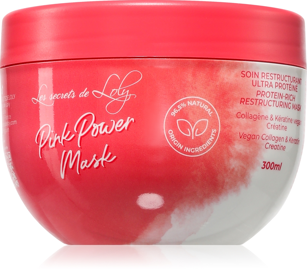 Восстанавливающая маска Pink Power Mask для волнистых и вьющихся волос Les Secrets De Loly, 300 мл
Восстанавливающая маска Pink Power Mask для волнистых и вьющихся волос Les Secrets De Loly, 300 мл