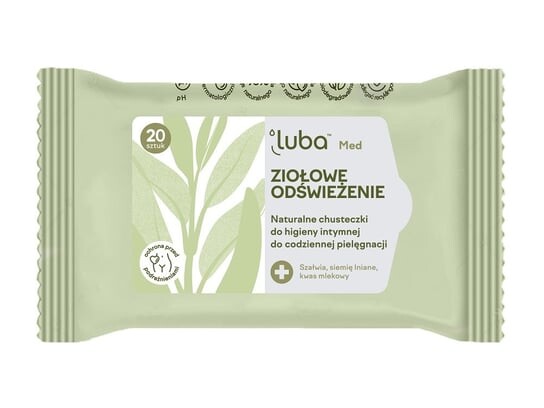 Люба, Med Herbal Refreshment натуральные салфетки для интимной гигиены, 20 шт., Luba
Люба, Med Herbal Refreshment натуральные салфетки для интимной гигиены, 20 шт., Luba