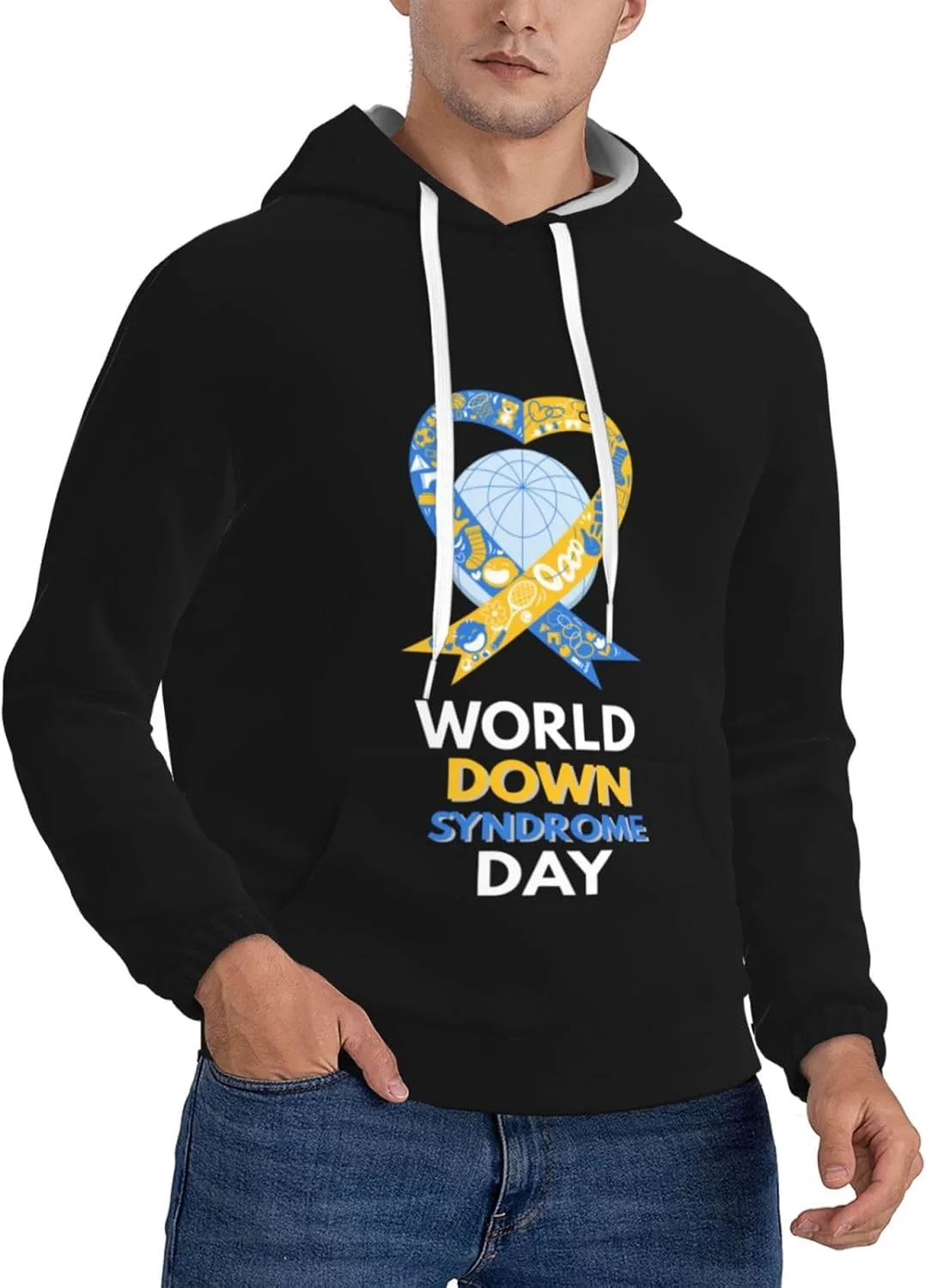 Толстовка с капюшоном World Down Syndrome Day, с карманами SDERDZSE
Толстовка с капюшоном World Down Syndrome Day, с карманами SDERDZSE