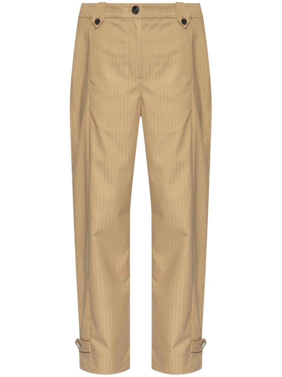 Брюки GANNI из полосатого жаккарда, нейтральный
Брюки GANNI из полосатого жаккарда, нейтральный