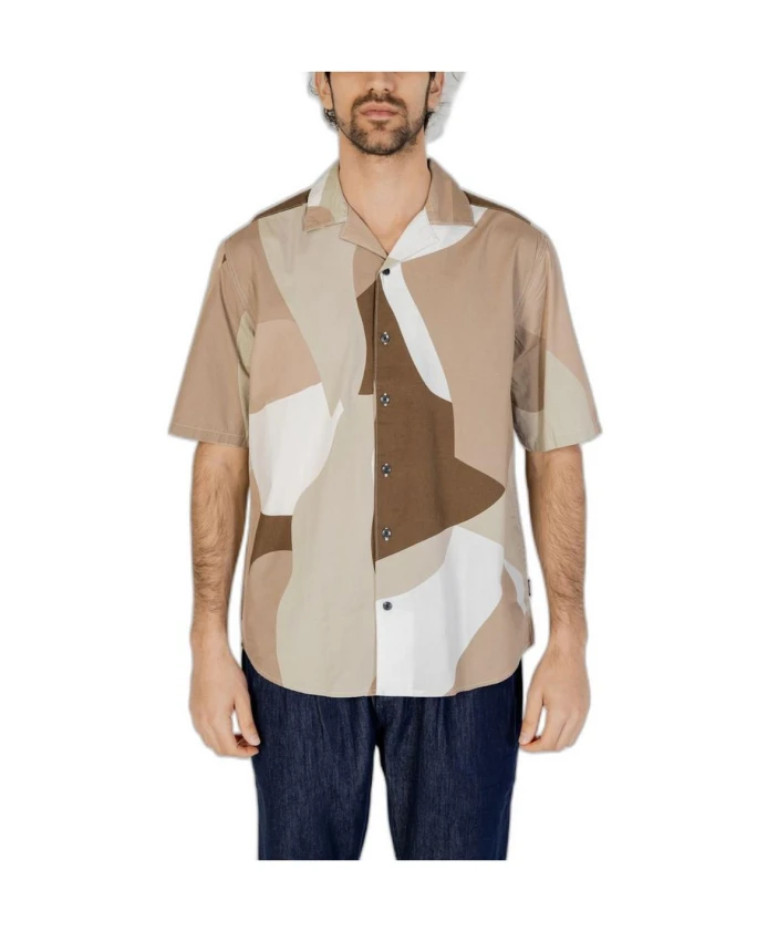 Рубашка из коричневого хлопка с абстрактным принтом Only & Sons, коричневый
Рубашка из коричневого хлопка с абстрактным принтом Only & Sons, коричневый