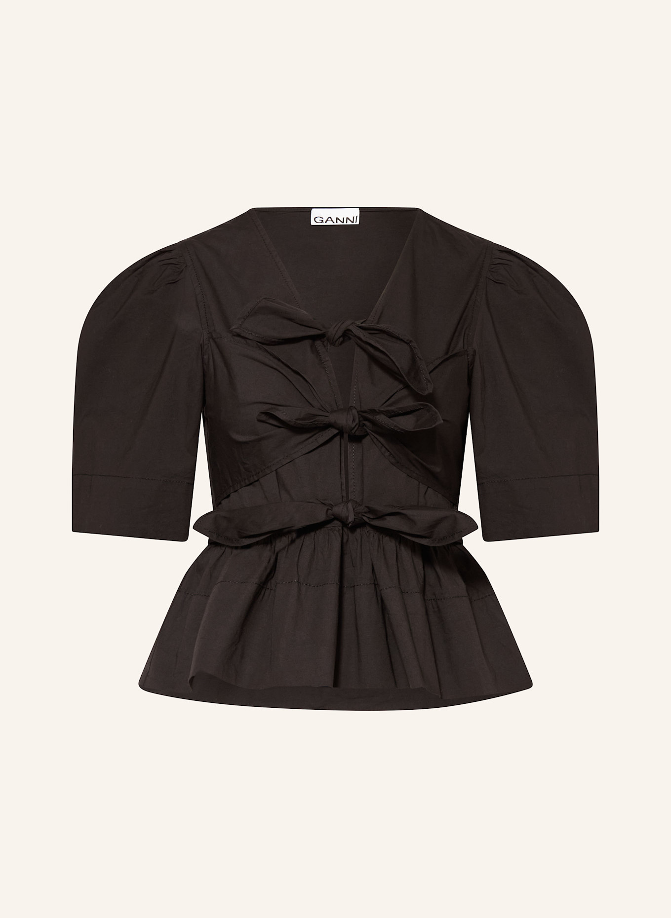 Блуза Ganni, черный
Блуза Ganni, черный