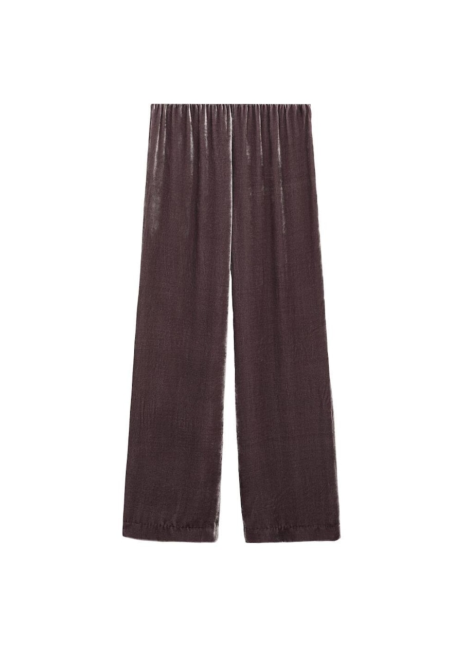 Пижамные штаны MANGO Xbluti, баклажановый
Пижамные штаны MANGO Xbluti, баклажановый